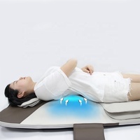 Matelas de massage électrique complet personnalisé de haute qualité en cuir PU supérieur avec fonctions chauffantes Shiatsu, mobile, fabriqué à Xiamen