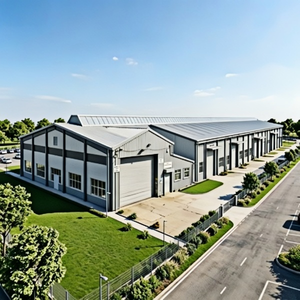 Entrepôt en acier préfabriqué écologique <span class=keywords><strong>de</strong></span> petite taille, entrepôt en acier galvanisé pour le stockage temporaire <span class=keywords><strong>de</strong></span> marchandises - Product Image 4