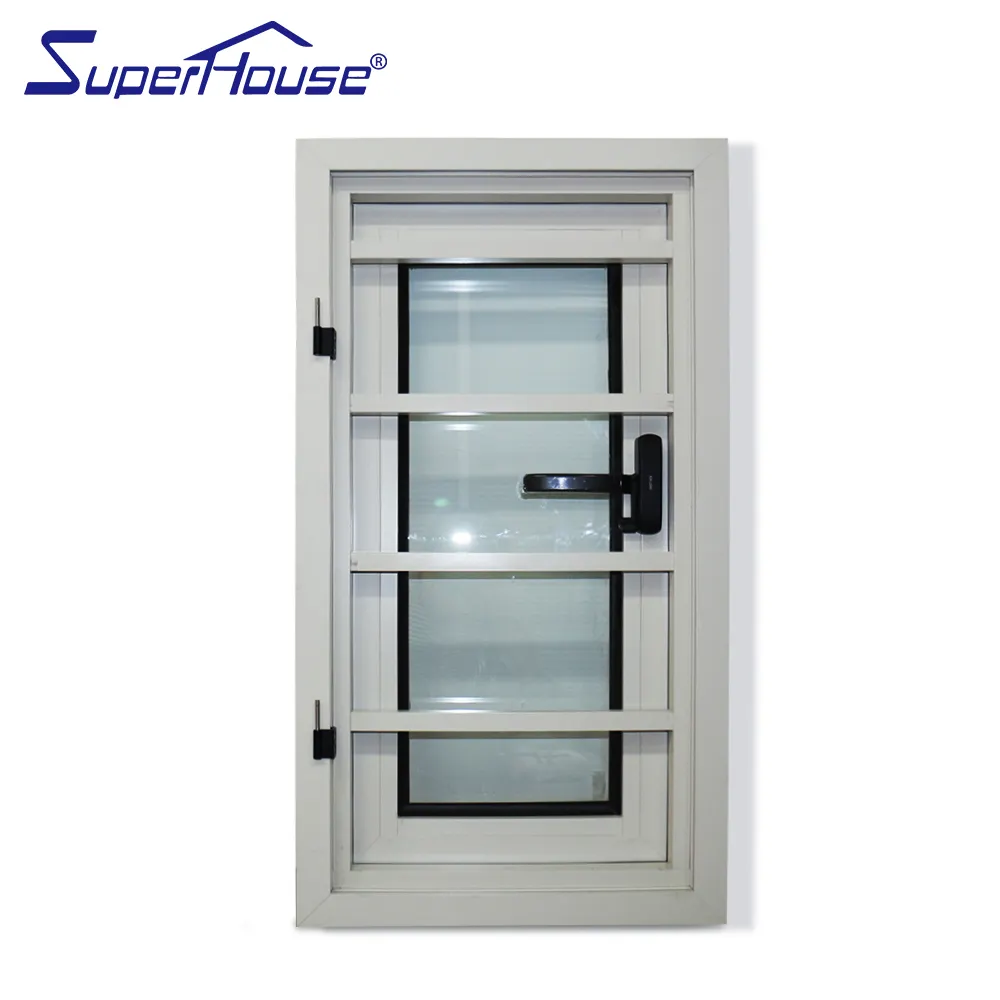 Values Anti-theft rod hurricane impact event proof aluminum protect glass awing casement window