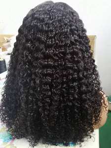 วิกผมแท้สำหรับผู้หญิงผิวดำคลิปติดศีรษะแบบเต็มศีรษะแบบไม่ต้องใช้กาววิกผมทรงวีครึ่งส่วนของชาวพม่า - Product Image 5