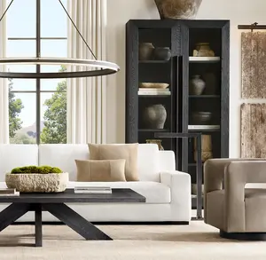 Sassanid OEM tốt nhất người Bán sofa Set thiết kế hiện đại Hiện Đại Mỹ phòng khách đồ nội thất Set Modena theo dõi cánh tay băng ghế dự bị ghế sofa