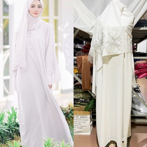 Zifeng OME Ropa de mujer de Oriente Medio Túnica de dama musulmana Vestido malayo e indonesio con pañuelo en la cabeza - Product Image 3