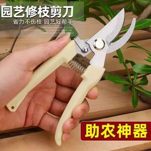 Stainless Steel Garden <b>Pruning</b> Shears Yellow Blade For Home Gardening Fruit <b>Tree</b> Flower Trimming <b>Tools</b> - Product Image 4