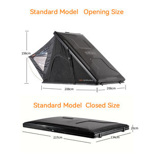 Tente de toit de voiture rigide pour le <span class=keywords><strong>camping</strong></span>, pliable, spacieuse, intérieure imperméable, pour 1 personne, Ada - Product Image 3