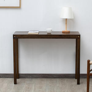 Chinese Style Solid Wood Console Table New Entryway Side Table with Wall-<b>Mounted</b> Narrow Long Altar Table - Product Image 5