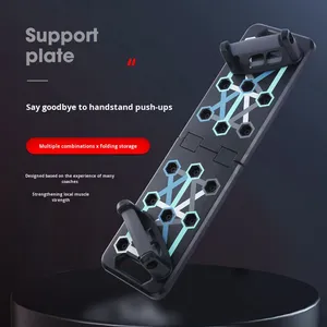 Tavola per Flessioni Pieghevole, Attrezzatura Fitness per Allenamento Muscolare del Petto, Corda Russa per Esercizi - Product Image 1