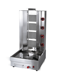 Di alta qualità commerciale a Gas Barbecue rotazione automatica verticale Shawarma Doner <span class=keywords><strong>Kebab</strong></span> macchina Grill prezzo per la vendita - Product Image 3