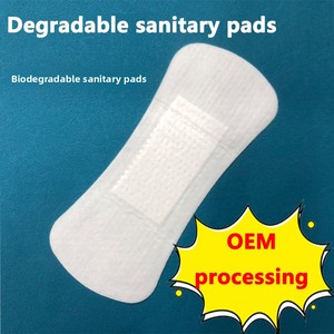 Serviettes hygiéniques biodégradables à ions négatifs, haute absorption, surface douce et respectueuse de la peau, avec ailettes - Product Image 1