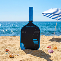 Raquette de pickleball en fibre de carbone brute T700 conforme aux normes USAPA, noyau en nid d'abeille de 16 mm, raquette de pickleball professionnelle avec logo personnalisé OEM