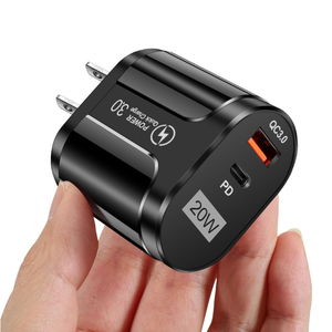 Prise EU/US PD chargeur USB 20W 3A <span class=keywords><strong>Quik</strong></span> Charge 3.0 chargeur de téléphone portable <span class=keywords><strong>pour</strong></span> iPhone 15 <span class=keywords><strong>pour</strong></span> Samsung <span class=keywords><strong>pour</strong></span> Xiaomi chargeur mural rapide - Product Image 5