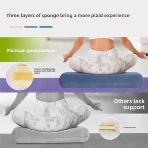 Coussin de <span class=keywords><strong>Yoga</strong></span> Rectangulaire en Mousse pour <span class=keywords><strong>Yoga</strong></span> Yin, Méditation, Étirements, Maison, Studio, Fitness - Product Image 4