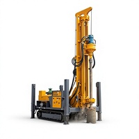Foreuse hydraulique diesel sur chenilles avec pompe et moteur, profondeur de forage max. 260 m pour l'exploitation minière du charbon