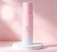 Bouteille en plastique PET de 100 ml, couleur dégradée DY-E-144, logo personnalisé, vide, pour cosmétiques, toner, emballage de liquides pour soins de beauté.