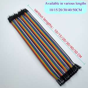 Cablaggio Elettronico Personalizzato in Rame Stagnato, Cavo Piatto Dunton Maschio-Femmina 10 20 30 40 50cm, Dupont Passo 2.54mm 40 Pin - Product Image 4