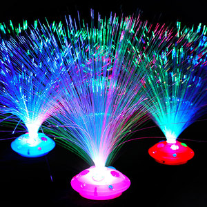 Luces de fibra óptica, lámpara de cielo estrellado, luz nocturna que cambia de color para decoración de fiestas, juguete juvenil, juguete eléctrico de plástico - Product Image 1
