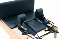 Lit et table de Pilates pliables en bois de chêne durable avec garantie de 3 ans - Équipement d'exercice portable pour la maison
