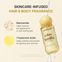 Brume parfumée pour cheveux et corps medicube Glow Vanilla, parfum vanille douce et crémeuse, avec niacinamide et acides hyaluroniques