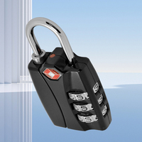Cadenas TSA 007 étanche à 3 chiffres réinitialisable, approuvé par la TSA