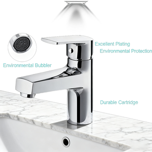 Bộ vòi lavabo cao cấp với van trộn, vòi sen, màu xám, thiết kế hiện đại bằng đồng thau cho phòng tắm - Product Image 5