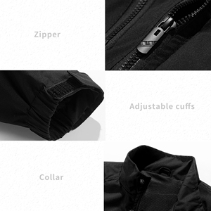 Nouvelle veste de travail décontractée pour homme, en polyester, durable, multi-poches, pour le printemps et l'automne, idéale pour les activités de plein air - Product Image 2