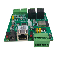 Placa de Control Ethernet a Wiegand de 2 Canales con 2 Salidas de Relé, Protocolo BLE 5.3 RS485 TCP/IP para Control de Acceso IoT