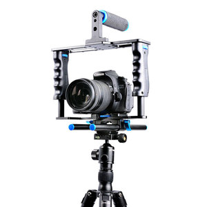 Yelangu Camera Cage For Dslr Aluminum Alloy Dual Handgrips <b>Stabilizer</b> Kit - Product Image 4
