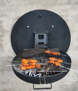 Parrilla de <span class=keywords><strong>barbacoa</strong></span> montada en la <span class=keywords><strong>pared</strong></span> para exteriores, Parrilla de <span class=keywords><strong>barbacoa</strong></span> de leña, fogatas - Product Image 2