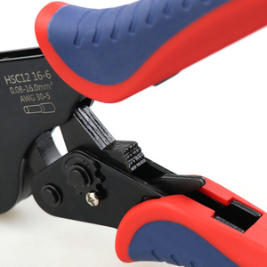 Pince à sertir tubulaire Lion Rage HSC12 16-6 pour bornes, en acier, pour entrée de câble industrielle, entrée frontale - Product Image 3