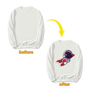 Sudadera de Punto con Cuello Redondo, 100% Poliéster, Talla M 5XL, Impresión por Sublimación, Transpirable, Antiarrugas, Unisex para Adultos, para Actividades al Aire Libre - Product Image 1