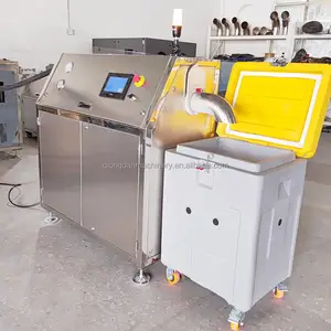Produttore commerciale industriale automatico in acciaio inossidabile pellettizzatore di ghiaccio secco appallottolatrice