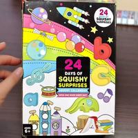 Calendrier de l'Avent Squishy Surprises : Boîte Mystère de Jouets Squishy Fidget Assortis à Remontée Lente, Anti-Stress, à Presser – Coffret Cadeau