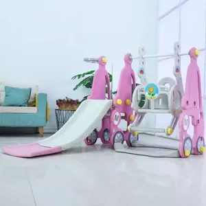 Durable Cute Animal Shape Sea Lion Indoor Swing Slide Kids Plastic Sliding Price End Designer Baby Slide And Swing