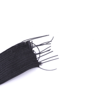 Bandes élastiques en sangle Dunkwckore noires et blanches pour passepoil de pantalon, ceintures et couture de vêtements