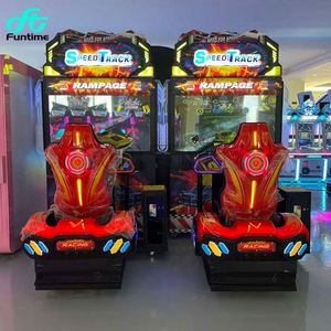 เครื่องจำลองเกมแข่งรถ 9D VR พร้อมส่วนประกอบสแตนเลสสตีล - ประสบการณ์การแข่งรถแบบขี่ได้ ภาษาอังกฤษ ได้รับการรับรองมาตรฐาน CE ยี่ห้อ Fun Time - Product Image 6