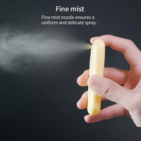 Pulvérisateur de poche pour carte de crédit coloré avec corde, mini parfum, désinfectant pour les mains, distributeur écologique