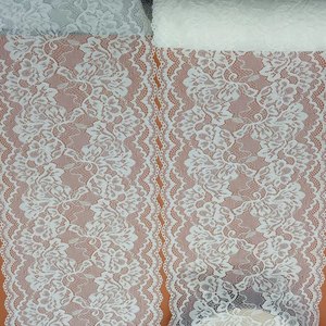 Tela <span class=keywords><strong>de</strong></span> encaje bordado con flores <span class=keywords><strong>de</strong></span> nailon para lencería, 19cm, venta al por mayor - Product Image 5