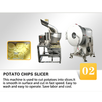 Línea automática de producción de patatas fritas TCA, máquina para hacer patatas fritas