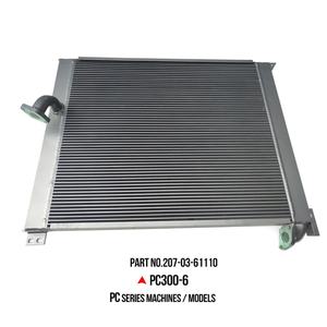 Enfriador de Aceite Hidráulico para Excavadora Komatsu PC300-6 207-03-61110 2070361110 Núcleo de Aluminio de Alta Resistencia - Product Image 1
