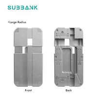 Nouveau moule universel 3D pour coque de téléphone par sublimation (en métal plaqué argent) pour tous les modèles, gabarit pour machine de transfert thermique sous vide, vente en gros