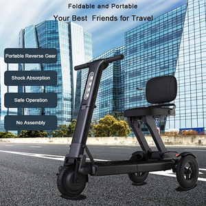Scooter Eléctrico Inteligente Plegable de <span class=keywords><strong>3</strong></span> Ruedas con Batería de Litio, Triciclo para Adultos con Discapacidad - Product Image 3