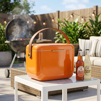 Boîte isotherme pour cadeau de vin, logo personnalisé, 6l, boîte isotherme rigide portable pour le camping, le pique-nique, la plage, rétention de la glace, étanche, stockage des aliments