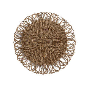Napperon de cuisine et de table en rotin tissé à la main du Vietnam napperon rond napperon sous-verre vaisselle au Vietnam - Product Image 1