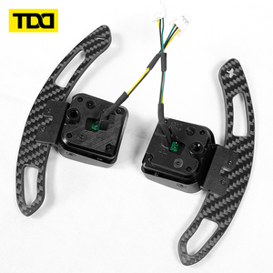 Palancas de cambio magnéticas de fibra de carbono TDD para Audi Serie C8 A6 A7 S6 S7 RS6 RS7, palancas de cambio para volante - Product Image 4