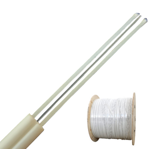 Câble à fibre <span class=keywords><strong>optique</strong></span> FTTH monomode intérieur/extérieur G652D/G657A1/G657A2 avec <span class=keywords><strong>fil</strong></span> d'acier autoportant - Product Image 5