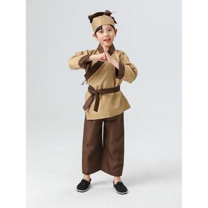 Disfraz infantil de anciano tonto que mueve montañas, accesorios para obras de teatro, trajes de granjero para niños mayores de 8 años - Product Image 4