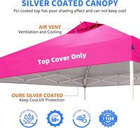 Publicité 2x2m Extérieur En Aluminium Promotion Personnalisé Imprimé Golf Carré Patio Jardin Plage Marché Parapluie Extérieur