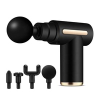 Pistola de masaje deportiva inalámbrica portátil para músculos de tejido profundo para uso en terapia corporal en el cuello, cara, cabeza, brazo, pecho, mano, cintura, pierna, pie