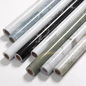 0.16mm-0.35mm pvc lamination film marble design membrane for aluminum windows kitchen furniture
