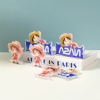 Adornos Decorativos de Escritorio Personalizados de Acrílico Hechos a Mano con Animación de Estrella de Doble Cara Humanoide Lenticular