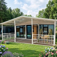 Maison mobile à installation rapide, maisons portables préfabriquées intelligentes, 2 à 3 chambres, 1 cuisine, 1 salle de bain, maison modulaire extensible en conteneur